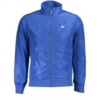 La Martina Blue Polyester Jacket - XXL