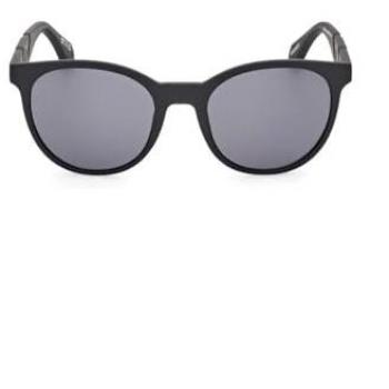 Gafas de sol Adidas Originals OR0102 Negro Mate con Lentes Espejadas Grises Talla Única