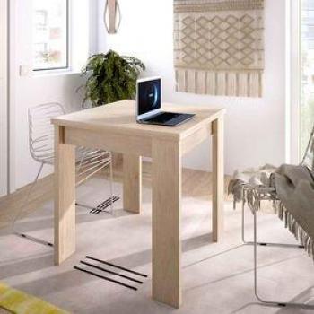 Mesa Auxiliar Extensible Bok Natural 79,2X67,1-134X67,1 cm