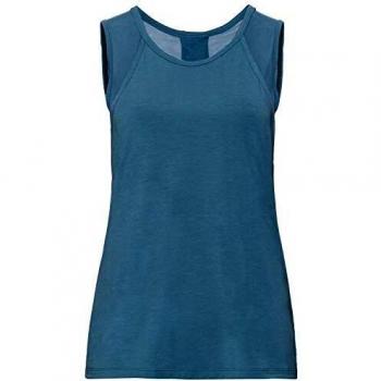 Odlo Maha - Camiseta de Tirantes para Mujer, Unzutreffend, Maha, Mujer, Color Azul Agean, tamaño Large