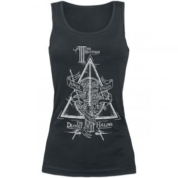 Harry Potter The Deathly Hallows Top Mujer Negro