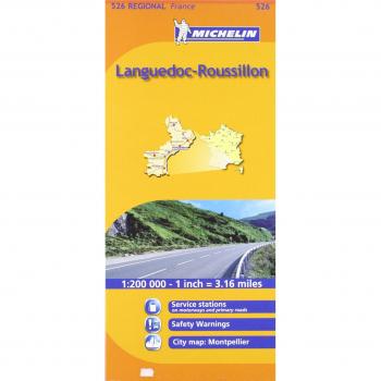 Languedoc-Roussillon Michelin Regional Map: Michelin Map 526 Languedoc Roussillon
