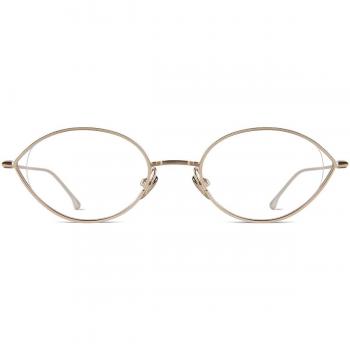 Komono Zoe O5150 Men's Eyeglasses Gold Size 52 - Blue Light Block Available (Frame Only)