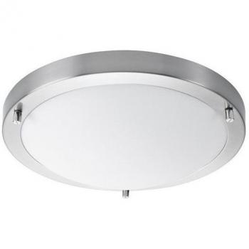 Plafón Led Ancona Níquel (12W) - CRISTAL RECORD