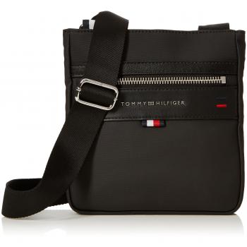 Tommy Hilfiger - Elevated Mini Crossover Cc, Shoppers y bolsos de hombro Hombre, Negro
