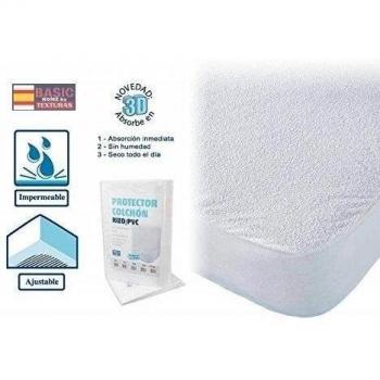 BASIC HOME by TEXTURAS Protector COLCHÓN Rizo/PVC Impermeable 135X190/200+25