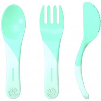 Twistshake 78201 - Cubiertos, color pastel verde