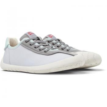 CAMPER Twins - Sneakers for Women - Grey, Beige, Blue, Size 39/8.5, Cotton Fabric