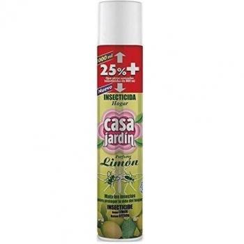 CASA JARDIN | Insecticida Aerosol | Potente Insecticida | Acción Instantánea| Hogar Libre de Insectos | Perfume Limón |Contenido 750 ml | Paquete de 5 Unidades