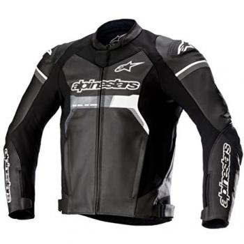Chaqueta de Moto Alpinestars GP Force - Cuero Negro, Alta Calidad, Talla 52