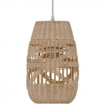 Lámpara de Techo Suspensión Metal Crema 21,5 x 21,5 x 34,5 cm Ø 21,5 cm