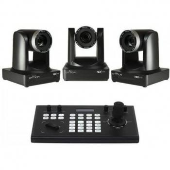 Ikan OTTICA-3PTZ-1C Bundle with 3x Full HD NDI HX 20x PTZ Cameras and IP Controller