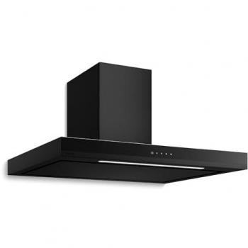 Campana Extractora Klarstein Velaire 90 cm, Elegante, Minimalista, Potente, Clase de Energía A++, 595 m³/h