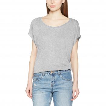 VILA CLOTHES Visumi S/s Top-Noos, Camiseta sin Mangas para Mujer, Gris
