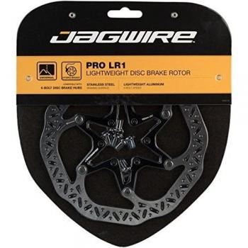 Jagwire Pro LR1 Lightweight Brake Rotor-6-bolt-160mm Disco, Unisex Adulto, Gris