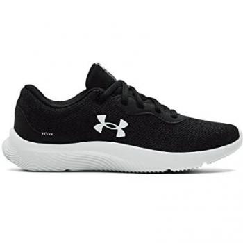 Under Armour Women's Mojo 2 Running Shoes, Size 9, Color Black/White