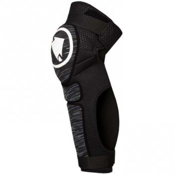 Endura Singletrack II Rodilleras Espinilleras para Adulto, color Negro, talla S-M