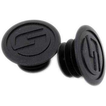 Sram 00.7915.074.010 - Tapas del manillar para bicicleta, color Negro, Pack de 2