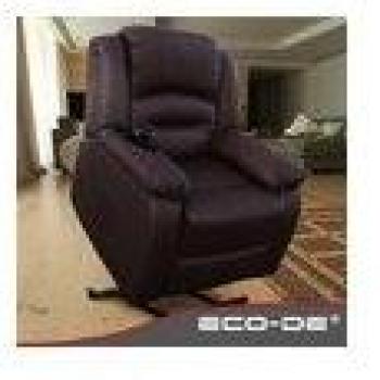 ECODE Sillón de Masaje Levantapersonas Maximum. 9 Modos de Masaje, Sistema Elevador por botonera con USB y Leds