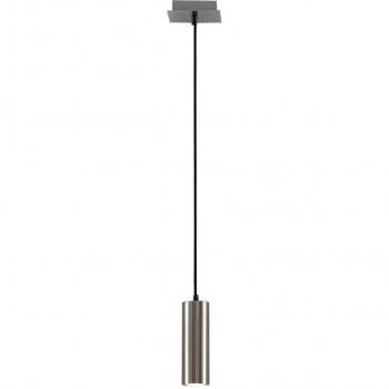 Lindby Joffrey lámpara colgante moderna en níquel y gris, hecha de metal, para salón y comedor, 1 llama, tipo GU10