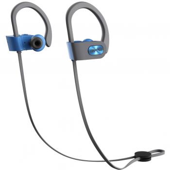 Mpow Auriculares Bluetooth IPX7, Auricular Inalámbricos 4.1 Deportivos Cancelación de Ruido con Manos Libres para Correr In ear con Micrófono para iphone Samsung Huawei Sony（Azul）