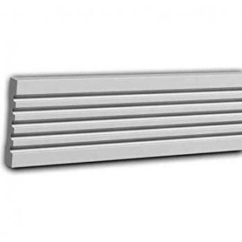Moldura Decorativa de Poliestireno Blanco 2 m - Diseño Moderno Profhome 151370