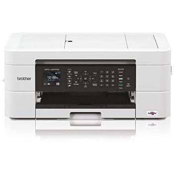 Brother mfcj497dw Impresora multifunción Inyección de Tinta de Colores A4 con conectividad para Dispositivos Muebles y Wireless, Cargador automático y Pantalla LCD de 4.5 cm 6000 X 1200 dpi, Blanco