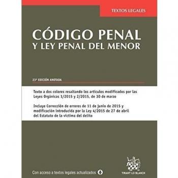 Código penal y ley penal del menor 23ª Ed. 2015