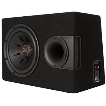 JBL S2-1224SS Caja Subwoofer Coche - Recinto de Bajo de 12 Pulgadas Harman Kardon de 1100 vatios - Bombo Coche con carcasa pasiva con puerto Slipstream - 12 | 30 cm | 300 mm