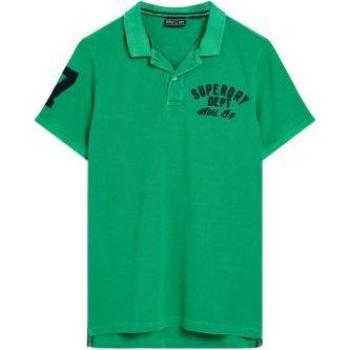 Superdry Applique Classic Fit Polo verde para hombre