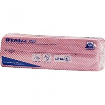 WYPALL X50 CLEANING CLOTHS 50SHTS RED