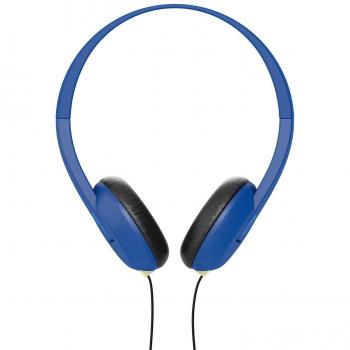 Skullcandy Riff - Auriculares intraurales con micrófono en línea integrado, azul