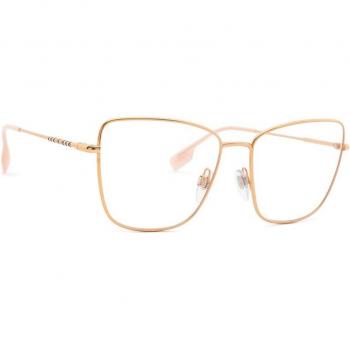 Burberry Cat Eye Prescription Glasses for Women - Rose Gold Metal Frame - Model BE1367 1337 55