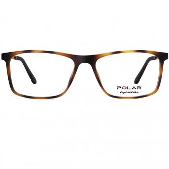 Polar 470 With Clip-On 428 Gafas Recetadas para Hombre Tortoiseshell y Careyshell con armazones de tipo tortuga, lentes recetados, clip-on