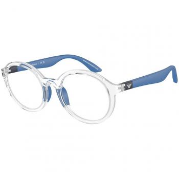 Emporio Armani EK3005F Kids Asian Fit 5893 Kids' Eyeglasses Clear Size 48 - Blue Light Block Available