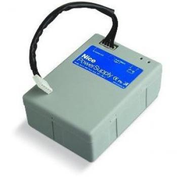 Nice PS124 Batería de Respaldo de Emergencia 24V 1.2 Ah para sistemas MC424, Popkit, Robuskit y Wingokit