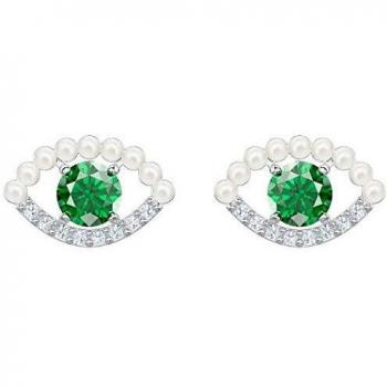 Swarovski Pendientes de botón Mujer acero inoxidable - 5429738