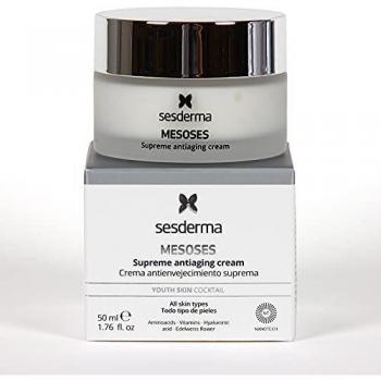 Sesderma Mesoses Supreme Antiaging Cream 50 ml - Rejuvenating Face and Neck Cream with Vitamins C and E, Anti-aging properties, Hydrating formula, Suitable for all skin types