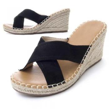 Sandalia Cómoda para Mujer Montevita Wedsun2 83234 Negra Talla 36