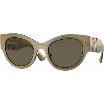 Versace VE2234 Cat Eye Sunglasses for Women, Color 1002/3, Brown, 53mm