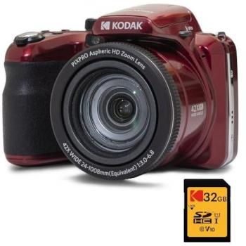 Cámara Digital Bridge Kodak Pixpro Astro Zoom AZ425 - Zoom Óptico 42X, Gran Angular 24mm, 20 Megapíxeles, Vídeo Full HD 1080p, Tarjeta SDHC U1 de