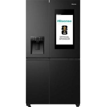 Frigorífico Americano Hisense RS9P628GPFE, 614L, No Frost, Pantalla Smart, Dispensador de Hielo y Agua, Conectividad Wi-Fi, Protección Antibacteriana