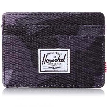 Herschel Charlie - Funda para Tarjetas RFID para Hombre, Camuflaje Nocturno, Talla única