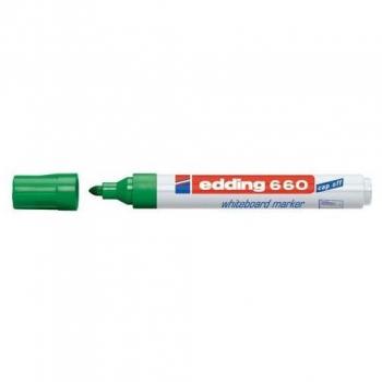 Rotulador Edding 660 Rojo para Pizarra Blanca con Punta Redonda de 1,5-3 mm