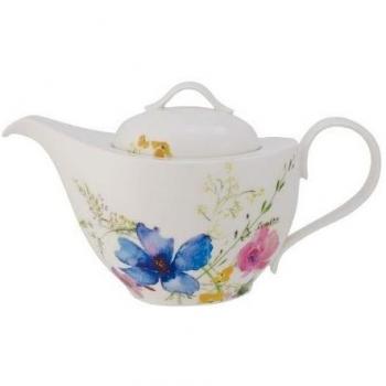 Villeroy & Boch Mariefleur Basic Teapot 1.2L for 6 People, Dishwasher and Microwave Safe