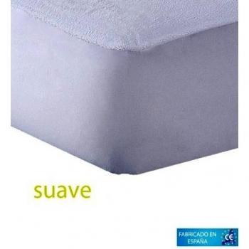 Belnou Suave Protector de Colchón, Algodón, Blanco, King, Cama 150