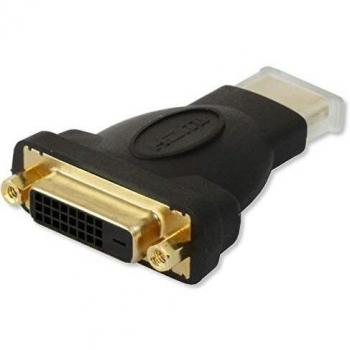 Adaptador HDMI Macho a DVI-D Hembra 24+1 con contactos dorados - Techly