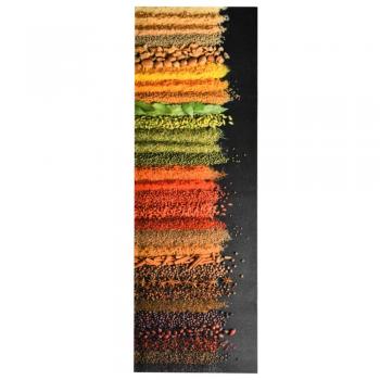 Alfombra lavable de cocina Spices 60x180cm, multicolor, tamaño 60x180 cm
