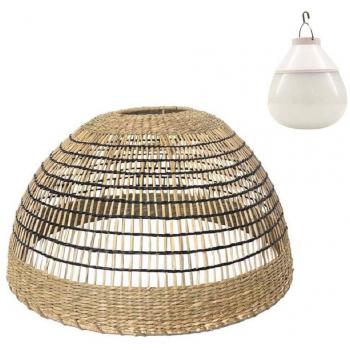 Lámpara de techo portátil Cesare Nomad H19cm Beige Hierba Marina