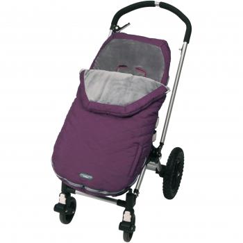 JJ Cole JUPBBM - Saco de abrigo universal Bundleme para cochecito, color morado y gris